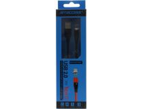 JETACCESS JA-DC38 2м Black Кабель USB 2.0 AM-- съёмный магнитный USB-C 2м