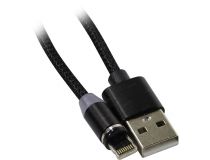 JETACCESS JA-DC46 2м Black Кабель питания USB AM-- съёмный магнитный Lightning 2м