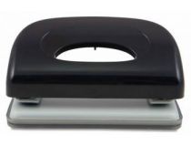 Дырокол Kw-Trio Dolphin 091X9BLACK макс.:10лист. пластик черный отв.:2 с линейкой
