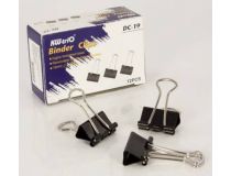 Зажимы Kw-Trio DC-19 сталь 19мм черный (упак.:12шт) картонная коробка
