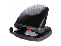 Дырокол Kw-Trio Lever-Tech Effortless 96Z8BLCK макс.:30лист. металл черный отв.:2 с линейкой