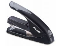 Степлер настольный Kw-Trio 5818 Soft-Touch 24/6 24/8 26/6 26/8 (40листов) снижение усилия серый/черный 210скоб