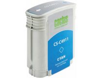 Картридж Cactus CS-C4911 (№82) Cyan для HP DesignJet 500/800C (восстановлен из б/у)
