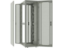 NT PRACTIC.3 48-88.PP12.SD2.BF12 G Шкаф 19  48U 800х800, двериперф.: перед. одинар., зад. распаш., серый (4ч)