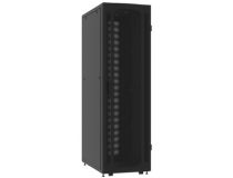 NT PRACTIC.3 42-612.GF12.SD2.BF23 B Шкаф 19  42U 600х1200, двери ц.метал.: перед. одинар. со стек., зад. распаш., с бо., черный