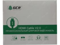 Greenconnect GCR-51027 Кабель активный HDMI to HDMI (19M -19M) 5м ver2.0 2 фильтра