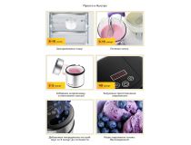 Kitfort KT-1804 Мороженица полуавтоматическая (12Вт, 2л, 45 минут)