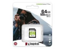Kingston SDS2/64GB SDXC Memory Card 64Gb V10 UHS-I U1