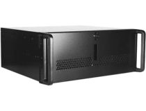 PI438-B-0 Корпус серверный 4U, сталь 1.6мм, черный, без блока питания PS/2, глубина 380мм, MB 12 x9.6 