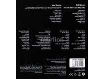 Deepcool  DPGS-MCH6N-RHMAM4 REDHAT (775/1155/1366/2011/AM4-FM2,12.6-31.1дБ,150-1400об/мин,Al+теп.труб)