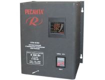 63/6/27 Стабилизатор напряжения Ресанта СПН-8300 электронный однофазный черный