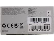 Logitech Pebble M350 White Wireless Mouse 910-005716/910-005541  (RTL) USB 3btn+Roll