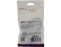 KS-is KS-401 Кабель-переходник USB 3.0 AM --  AF, вертикальный Г-образный коннектор