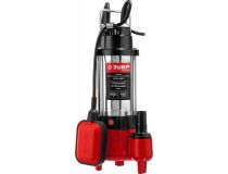  NEW   НПФ-250 Насос ЗУБР фекальный погружной, 250 Вт, 150 л/мин, напор 7,5 м, чугунный корпус, с поплавком