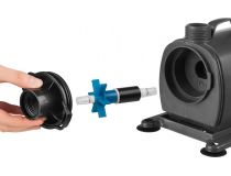  ЗНФЧ-50-3.4 Насос фонтанный, ЗУБР для чистой воды, напор 3,4 м, насадки: колокольчик, гейзер, каскад, 85 Вт, 50 л/мин