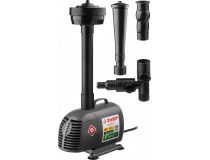  ЗНФЧ-50-3.4 Насос фонтанный, ЗУБР для чистой воды, напор 3,4 м, насадки: колокольчик, гейзер, каскад, 85 Вт, 50 л/мин