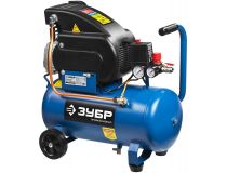 ЗУБР ЗКПМ-240-24-1.5 Компрессор воздушный масляный (1.5 кВт, 240 л/мин, 24 л)