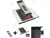 Espada 95M2F Шасси для M.2 2280 для установки в SATA 9.5мм отсек оптического привода ноутбука