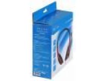 Наушники с микрофоном OKLICK HS-M150  Black-Red (шнур 2.2м) 359486 