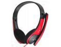 Наушники с микрофоном OKLICK HS-M150  Black-Red (шнур 2.2м) 359486 