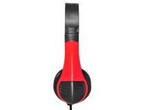 Наушники с микрофоном OKLICK HS-M150  Black-Red (шнур 2.2м) 359486 