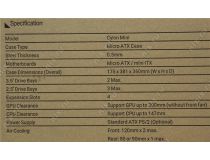 Minitower Aerocool Cylon Mini White MicroATX без БП