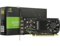 4Gb PCI-E GDDR5 PNY VCQP1000V2-PB (RTL) 4xminiDP  NVIDIA Quadro P1000 