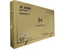65   ЖК телевизор HARPER 65U770TS (3840x2160, HDMI, LAN, WiFi, BT, USB, DVB-T2, SmartTV)