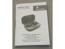 Наушники с микрофоном accesstyle Saffron TWS Black (Bluetooth 5.0)