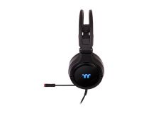 Наушники с микрофоном Thermaltake Cronos Riing Pro RGB 7.1 GHT-RPR-DIECBK-29 (с рег. громкости, шнур 2м, USB)