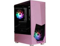 Miditower 1STPLAYER DK-3 DK-3-PK-3G6 Pink ATX без БП, с окном