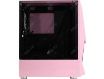 Miditower 1STPLAYER DK-3 DK-3-PK-3G6 Pink ATX без БП, с окном