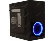 Minitower Aerocool CS-105 Blue MicroATX без БП, с окном