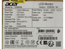 21.5 ЖК монитор Acer UM.WV6EE.B17 V226HQLBbi Black (LCD, 1920x1080, D-Sub, HDMI)