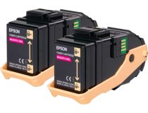 C13S050607 AL-C9300N Double Pack Toner Cartridge Magenta 6.5kx2