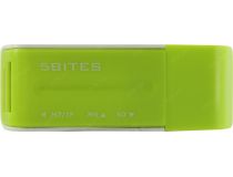 5bites RE2-102GR USB2.0 MMC/SDHC/microSD/MS(/PRO/Duo/M2) Card Reader/Writer