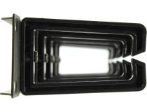 5bites CM-103B Кабельный органайзер 19 , чёрный горизонтальный 1U