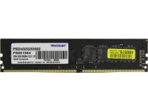 Patriot Signature Line PSD432G32002 DDR4 DIMM 32Gb PC4-25600 CL22