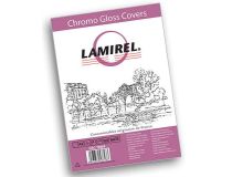 LA-78689 Обложки Lamirel Chromolux A4, картонные, глянцевые, цвет: белый, 230г/м?, 100шт
