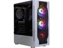 Miditower 1STPLAYER DK D4 D4-WH-4G6 White ATX без БП, с окном