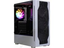 Miditower 1STPLAYER DK D4 D4-WH-4G6 White ATX без БП, с окном