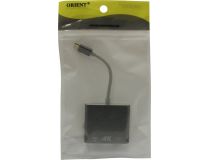 Orient C027 Кабель-адаптер USB-C - 2xHDMI (F)