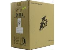 Minitower 1STPLAYER DK D3-A D3-A-BK-2G6P Black MicroATX без БП, с окном