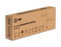 Cactus CS-VM-LH07-BK настольный кронштейн для монитора и ноутбука (VESA75/100)