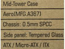 Miditower GameMax Aero MFG.A367 ATX без БП, с окном