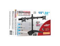 ArmMedia LCD-T52 Black настольный кронштейн для 2-х мониторов (VESA75/100, 2x10кг)