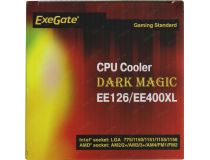 ExeGate EX286157RUS EE126R-PWM.RGB (4пин, 775/1155/AM4-FM2, 11-24дБ, 900-2000об/мин, Al)