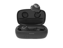 Наушники Hiper TWS CROSS V2 Bluetooth 5.0 гарнитура Li-Pol 2x35mAh+2600mAh, черный