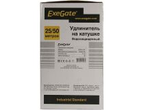 ExeGate industrial ECS-2-1.5Y EX286340RUS Удлинитель на катушке 50м (4 розетки, 3.3кВт)