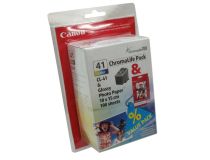 Canon CL-41 ChromaLife Pack картридж CL-41 Color + GP-501 (100 листов, 10x15см)  0617B008AA/B 